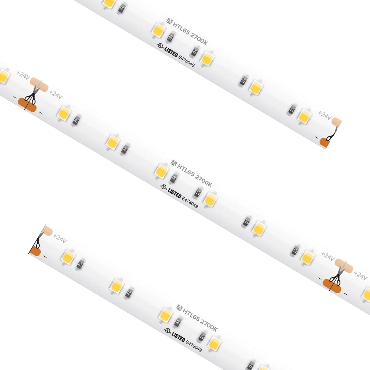 High Output Tape Light IP65 2700K 16.4Ft