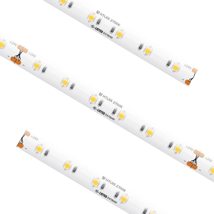 High Output Tape Light IP65 2700K 16.4Ft