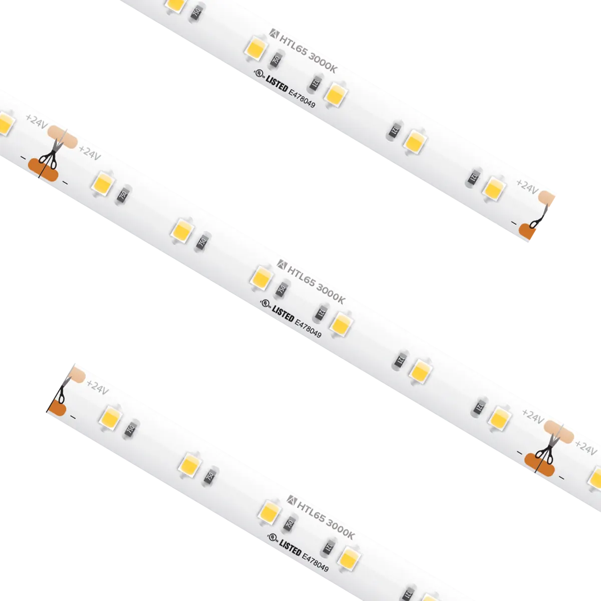 High Output Tape Light IP65 3000K Custom Cut