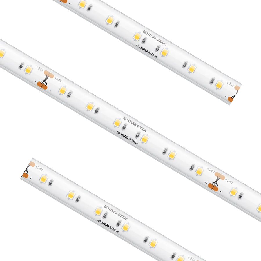 High Output Tape Light IP68 4000K 16.4Ft
