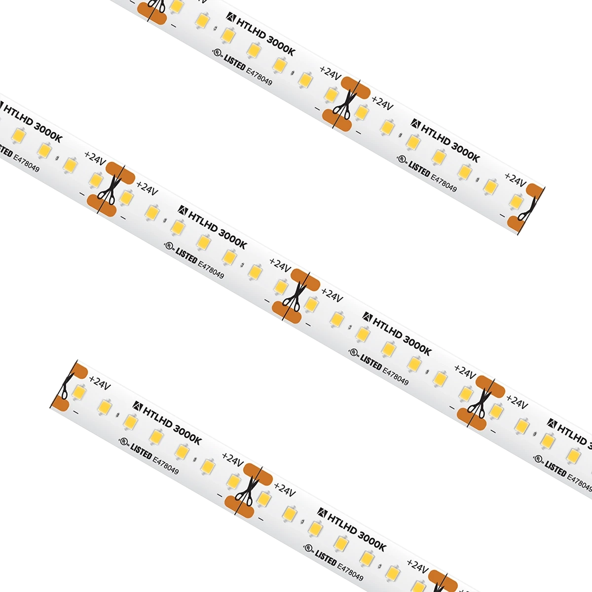 High Output High Density Tape Light IP54 3000K 27Ft
