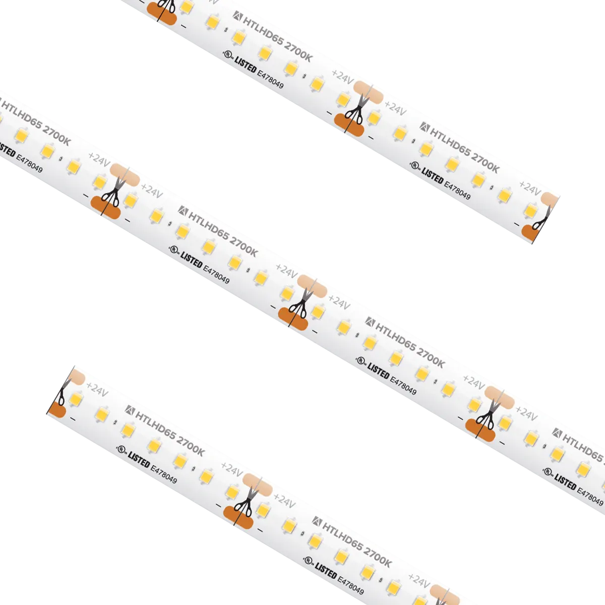 High Output High Density Tape Light IP65 2700K 16.4Ft
