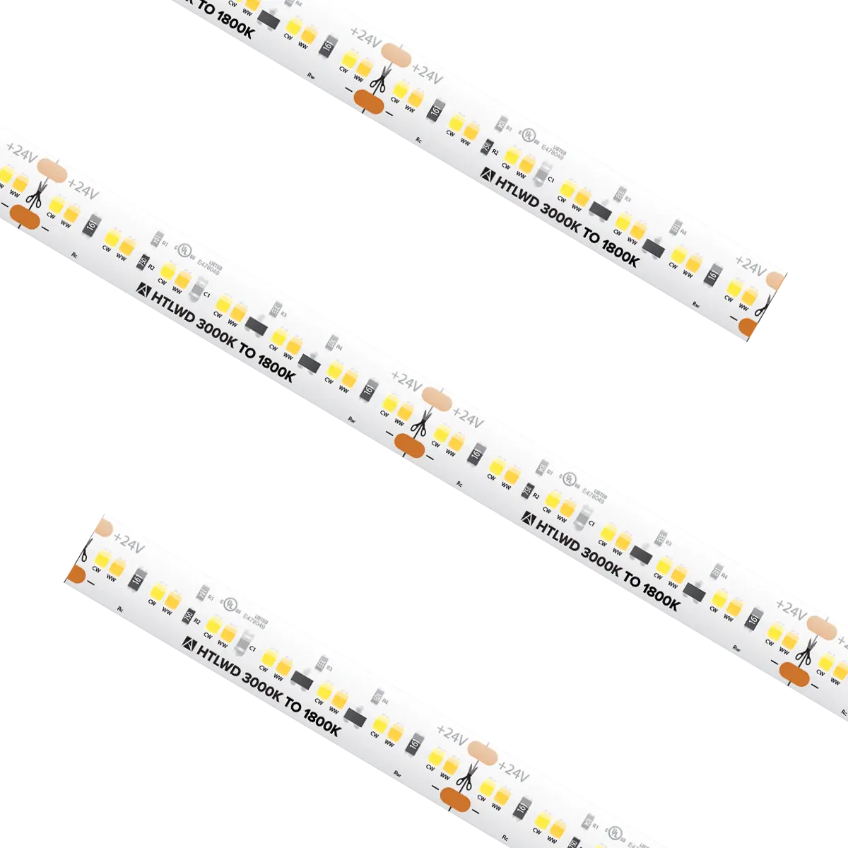 High Output Tape Light IP54 Dim to Warm 16.4Ft