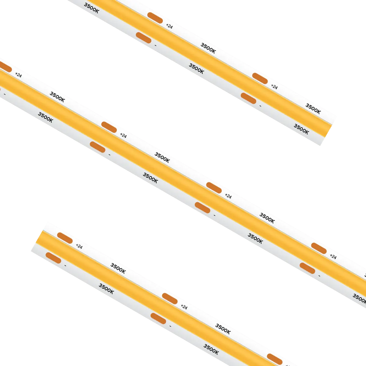 High Output 10M Max Run COB Tape Light, 49.2ft Reel 3500K