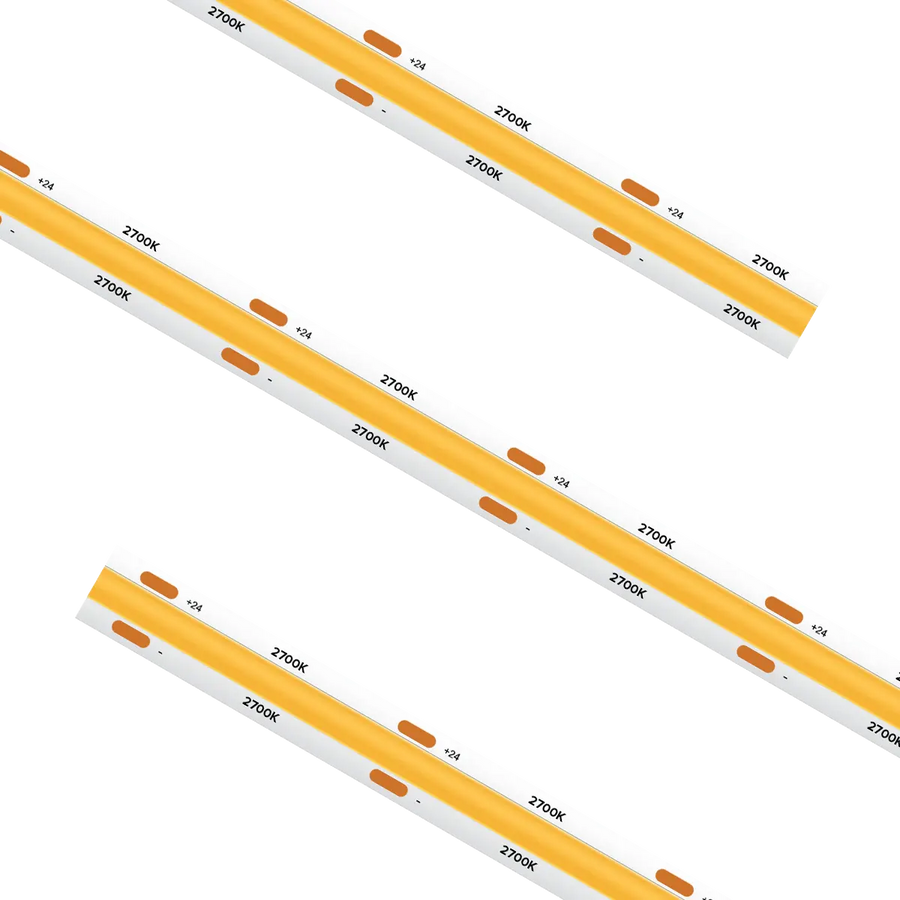 High Output 10M Max Run COB Tape Light, 49.2ft Reel 2700K