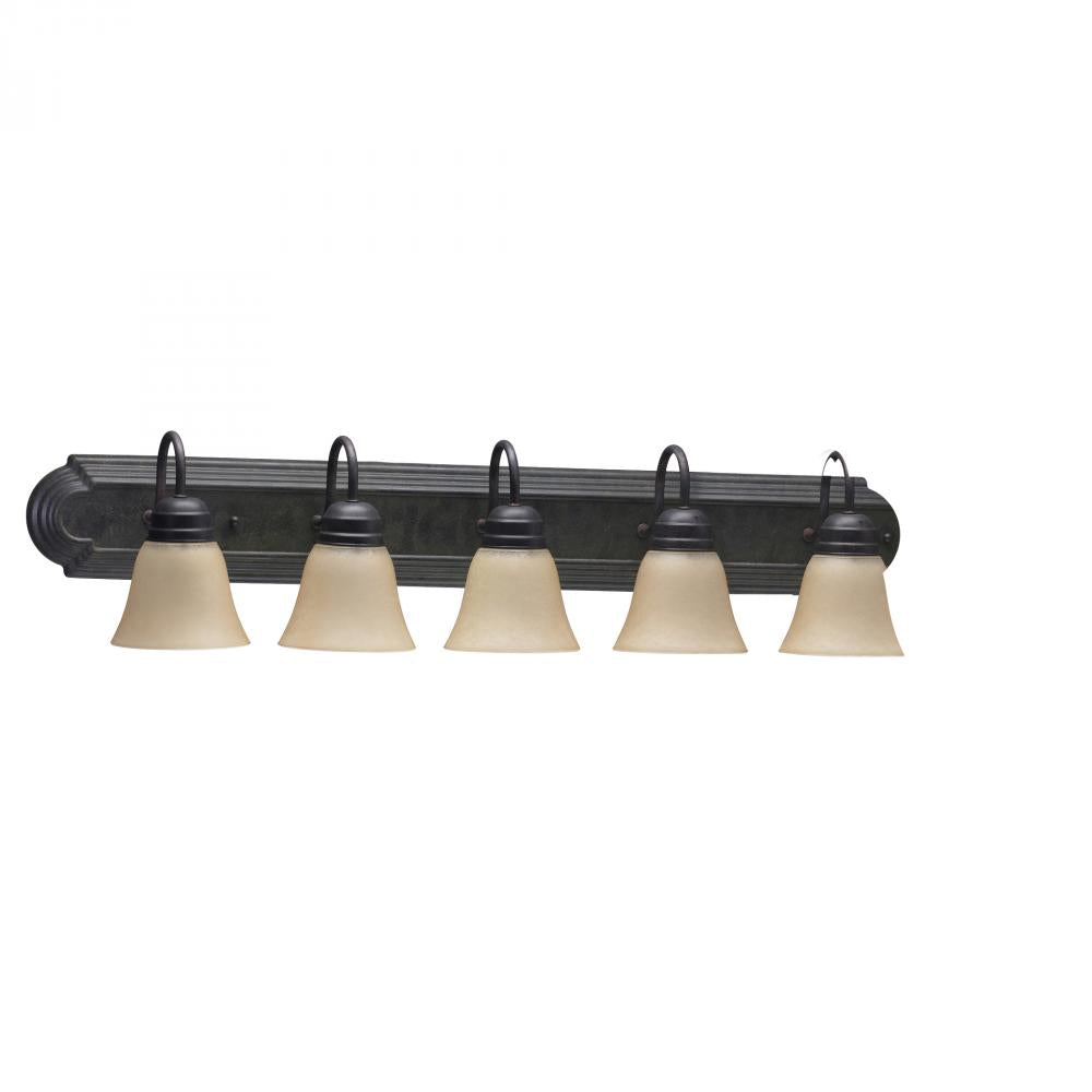 Quorum Lighting IBS-132 Bathroom Fixture - Toasted Sienna