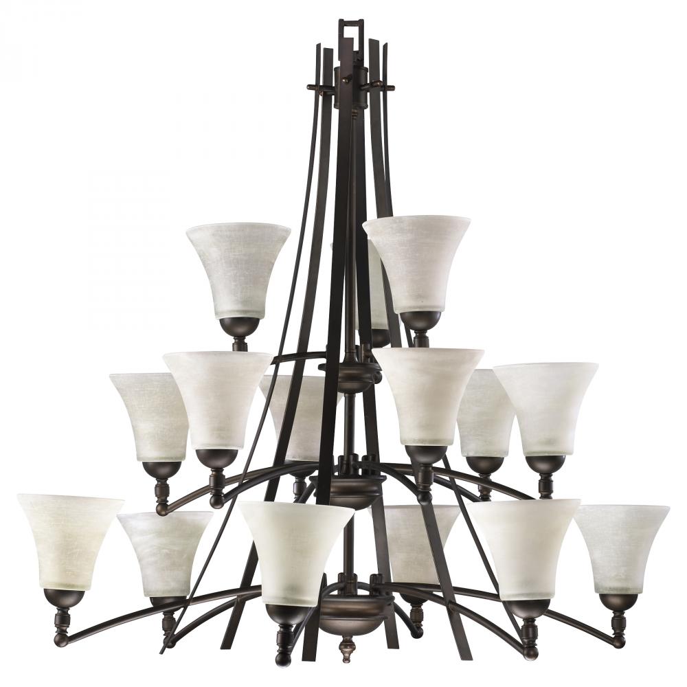 Quorum Lighting ASPEN IBS-157 Chandelier - Oiled Bronze