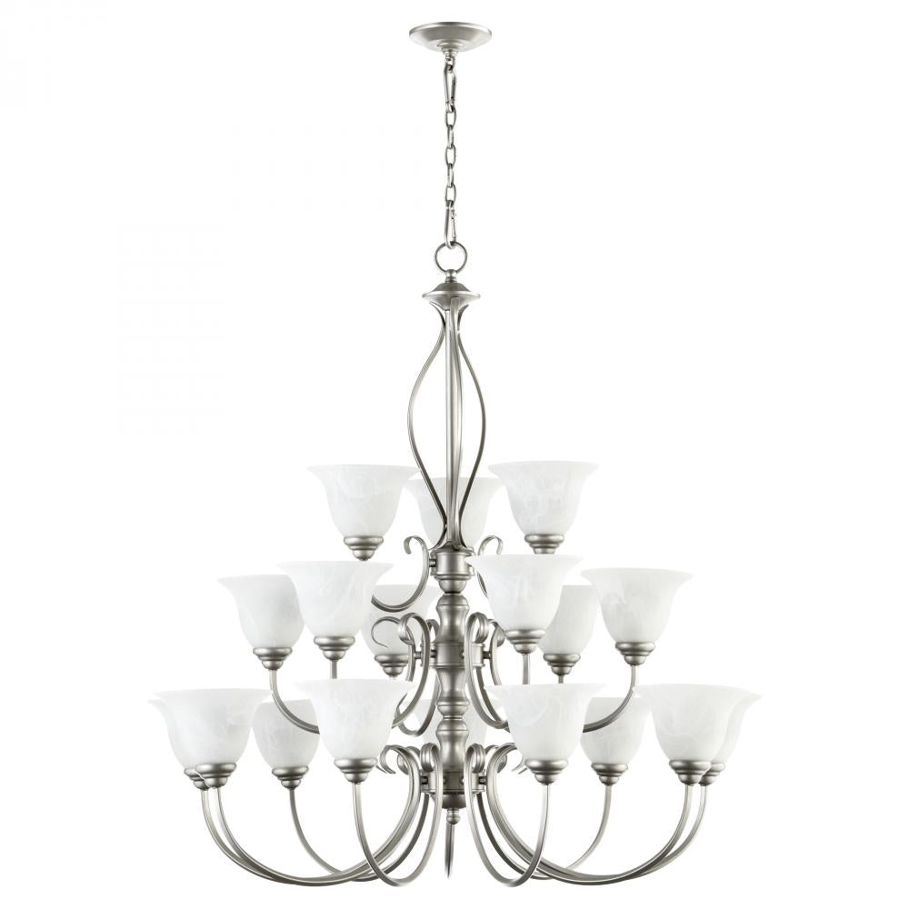 Quorum Lighting SPENCER IBS-241 Chandelier - Classic Nickel