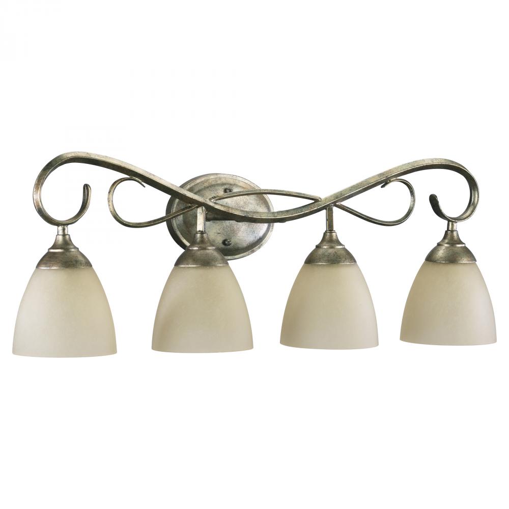 Quorum Lighting POWELL IBS-260 Bathroom Fixture - Mystic Silver