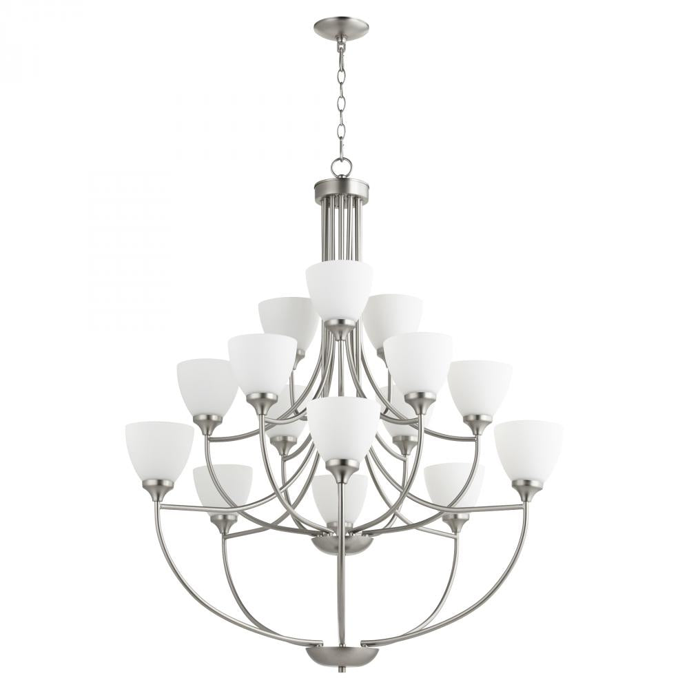 Quorum Lighting ENCLAVE IBS-309 Chandelier - Satin Nickel