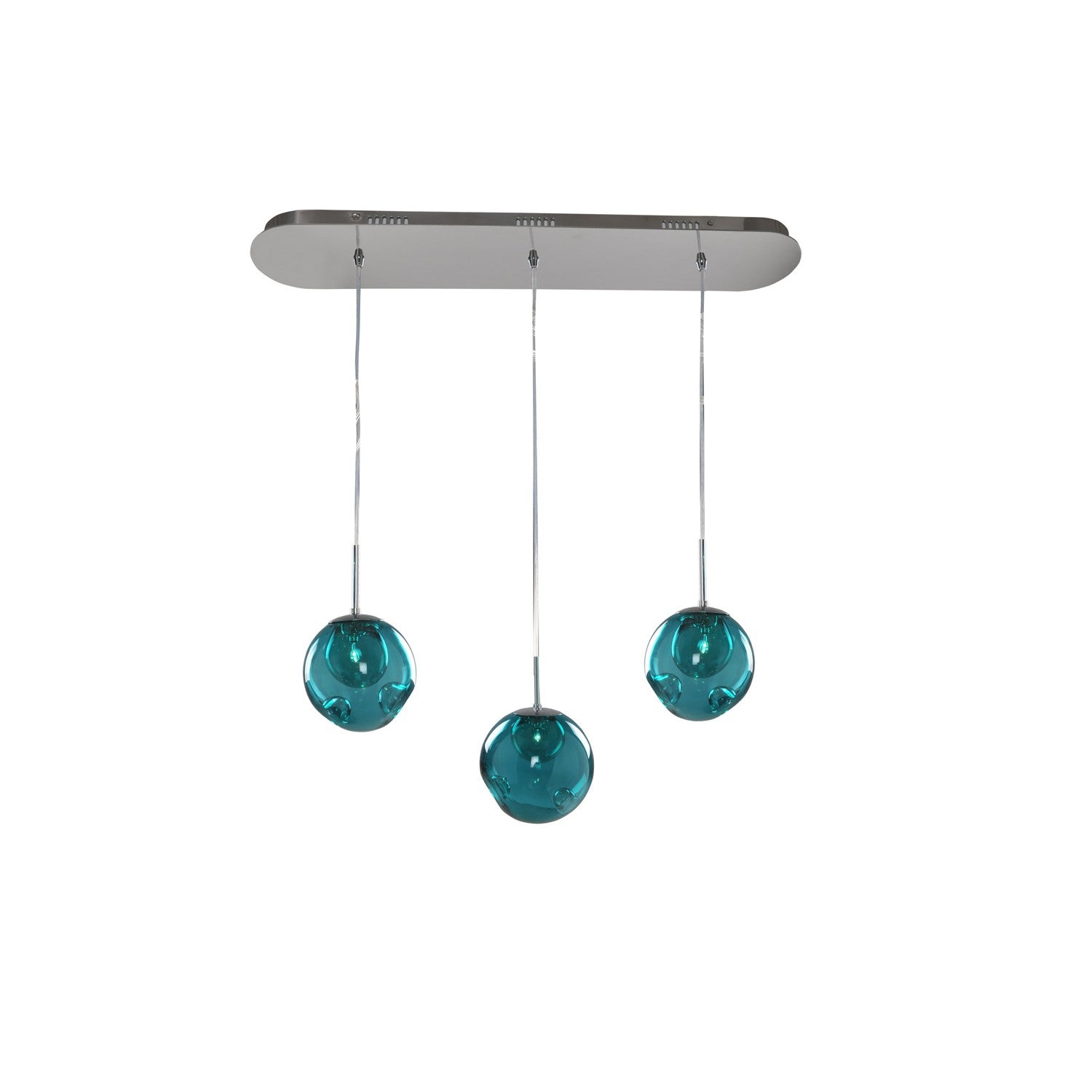 Kalco Meteor 3 Light Island – Polished Chrome – 309542CH/AQUA