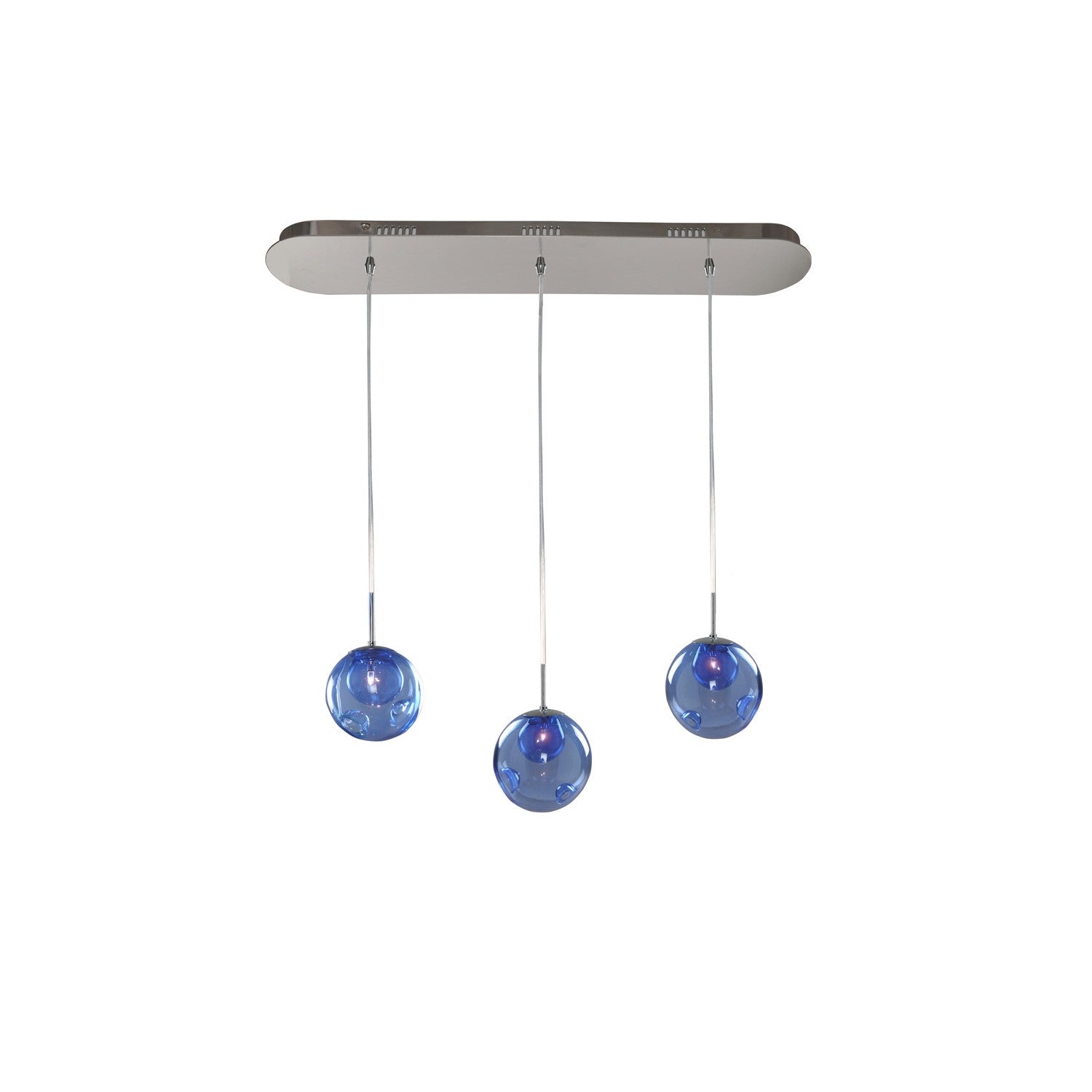 Kalco Meteor 3 Light Island – Polished Chrome – 309542CH/SAPPH