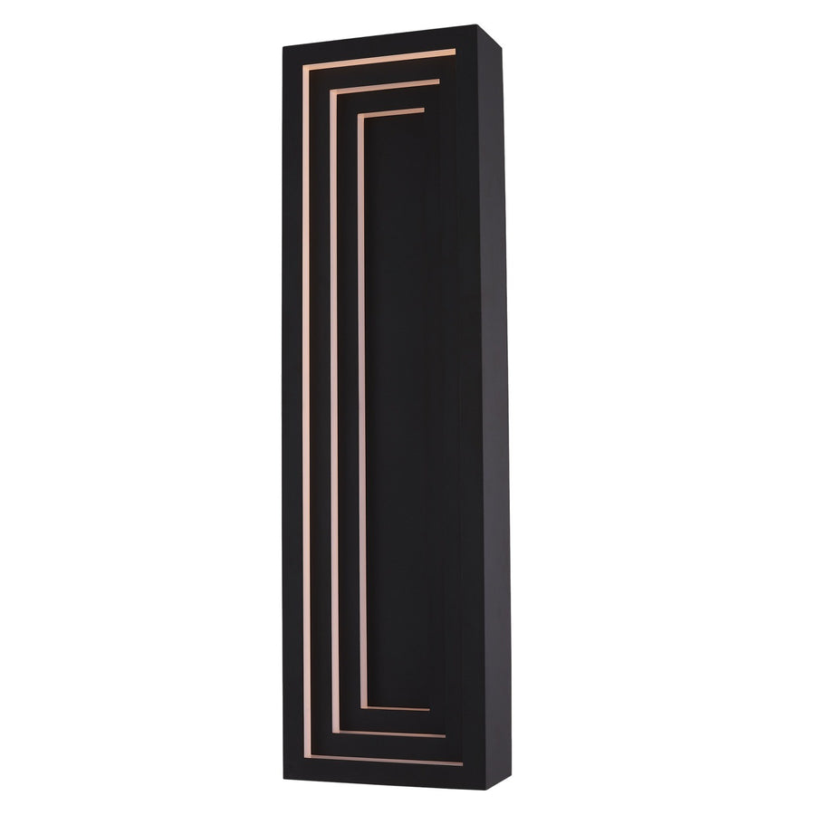 Kalco Chrysler  32 In Outdoor Wall Sconce – Matte Black – 401922MB