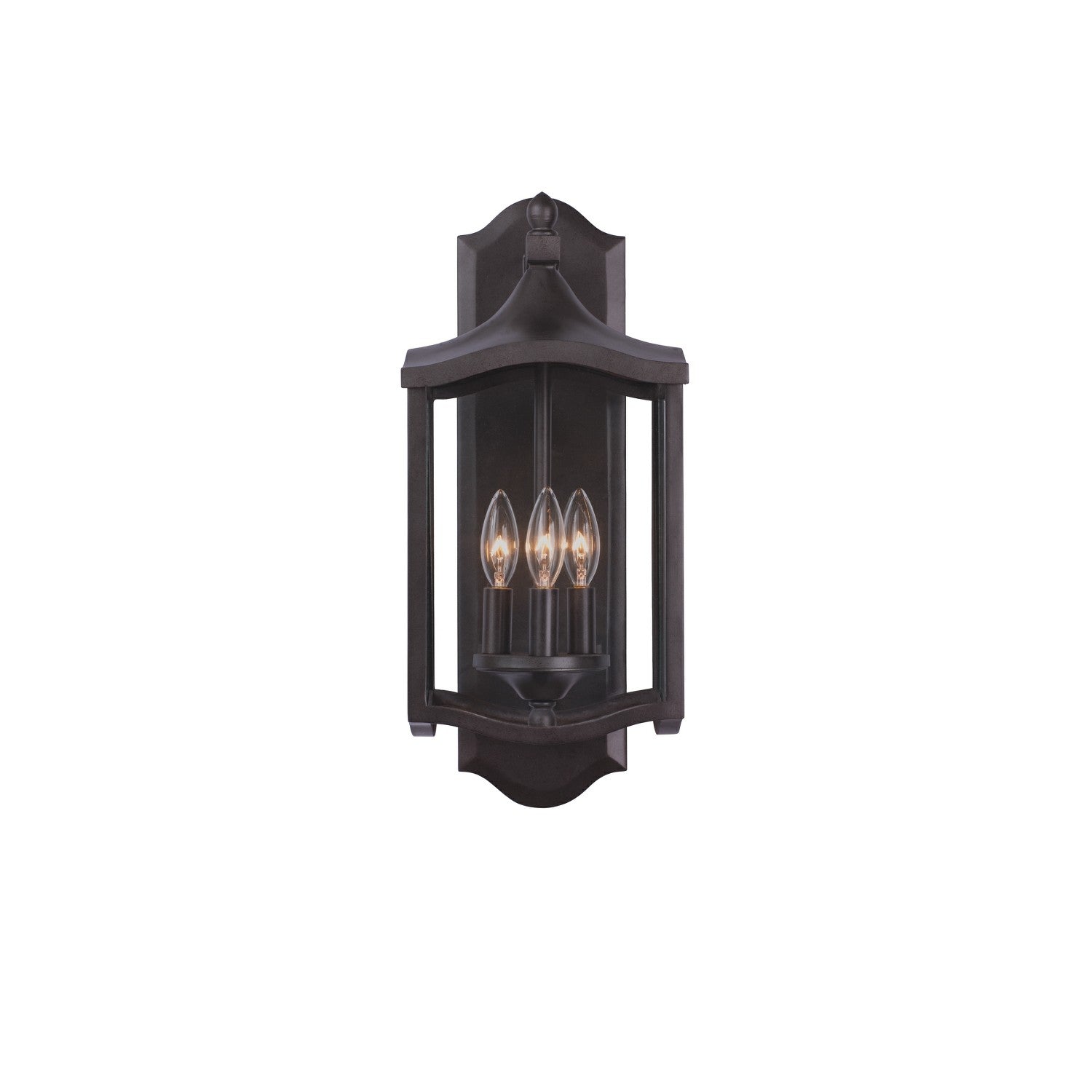 Kalco Lakewood 3 Light Medium Wall Bracket – Aged Iron – 404521AI