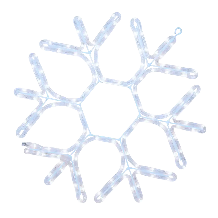 Classic Snowflake Cool White 36in