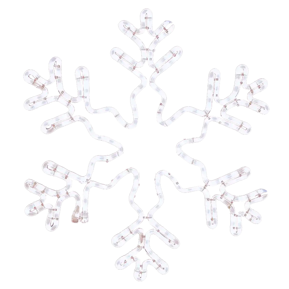 Deluxe Snowflake Cool White 24in