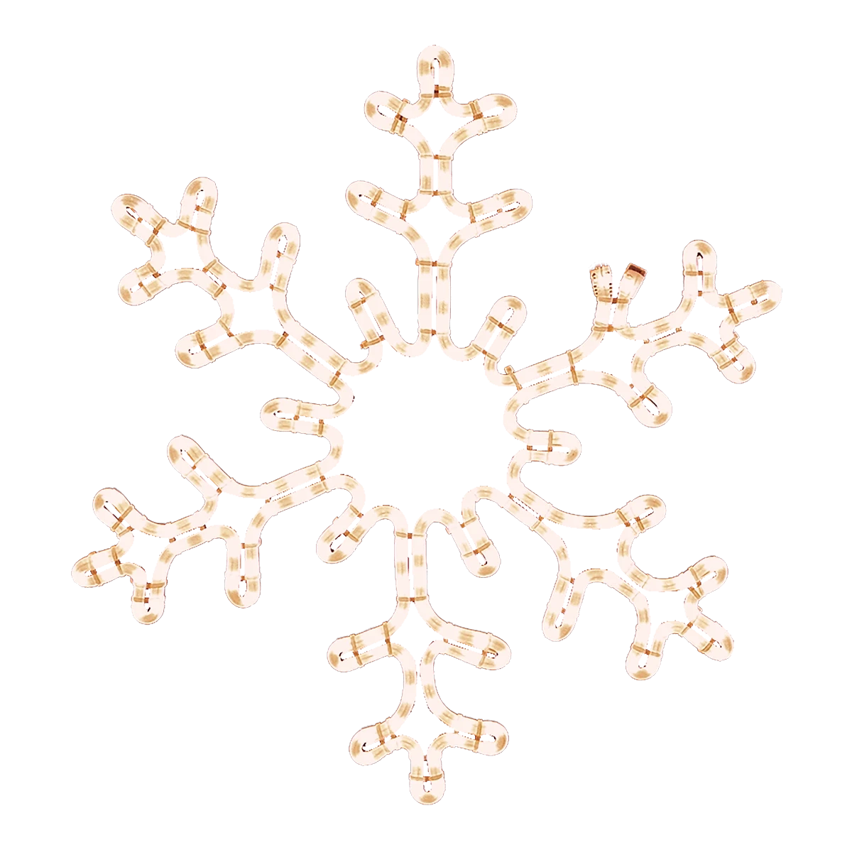 Elegant Snowflake Cool White 24in