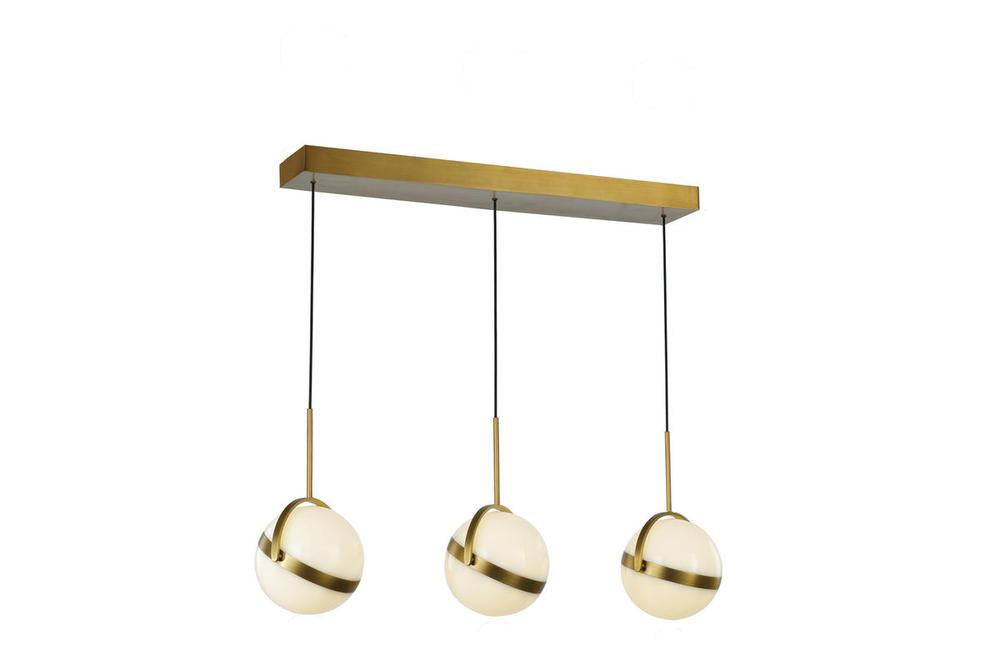 Alora Lighting GLOBO LP301003SG Island Contemporary - Satin Gold