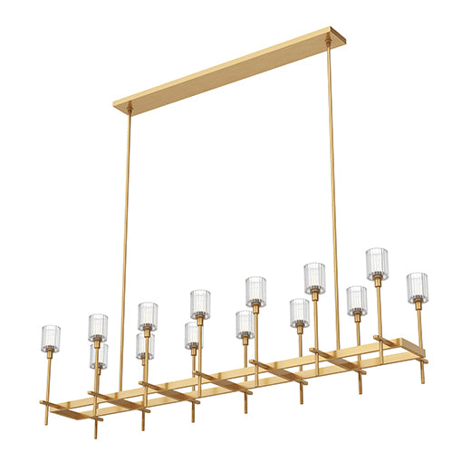 Alora Lighting SALITA LP314377VBRC Island Traditional - Brass