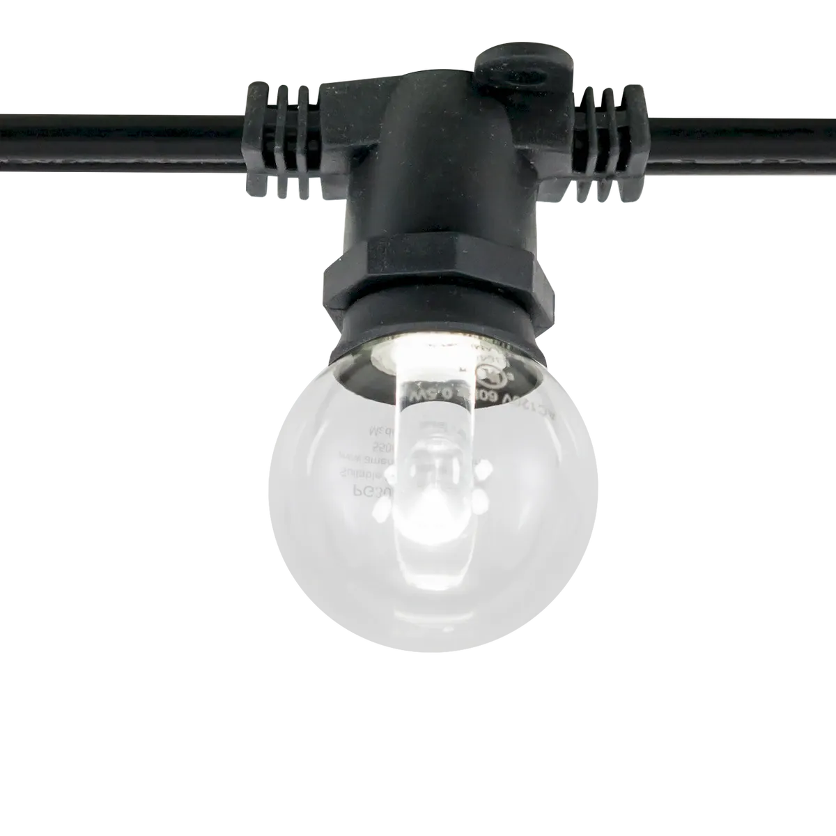 Commercial Light String E12 330ft Reel Black