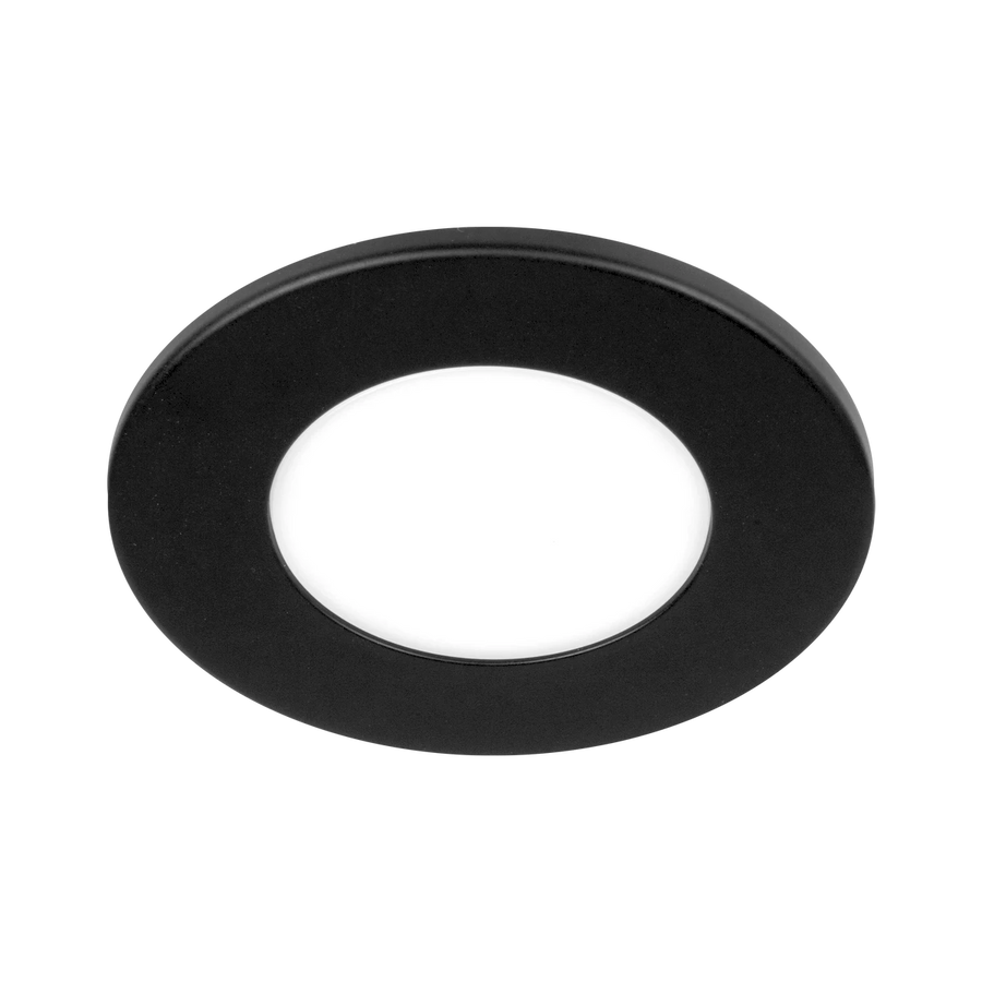 Lunette 4inch 5CCT Diffuse Surface Mount Downlight, Black Finish