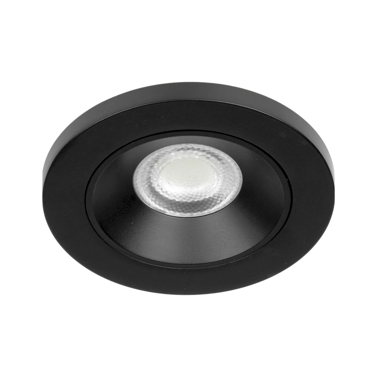 Lunette 4inch 5CCT Regressed Surface Mount Downlight, Black Finish