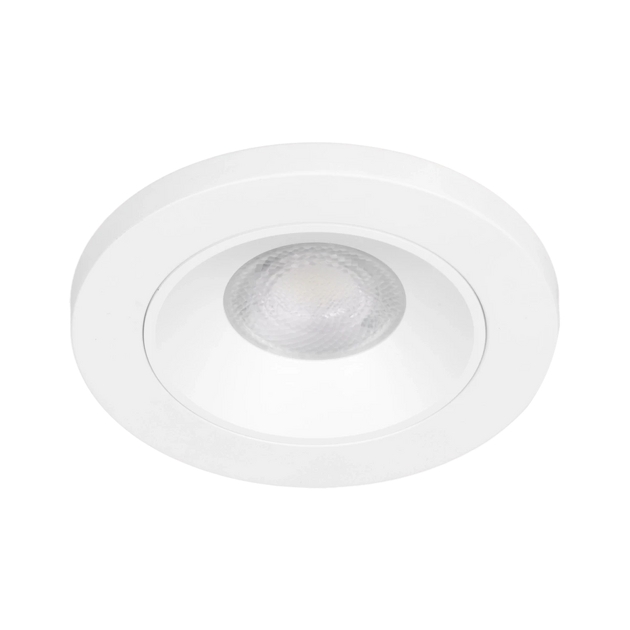 Lunette 4inch 5CCT Regressed Surface Mount Downlight, White Finish