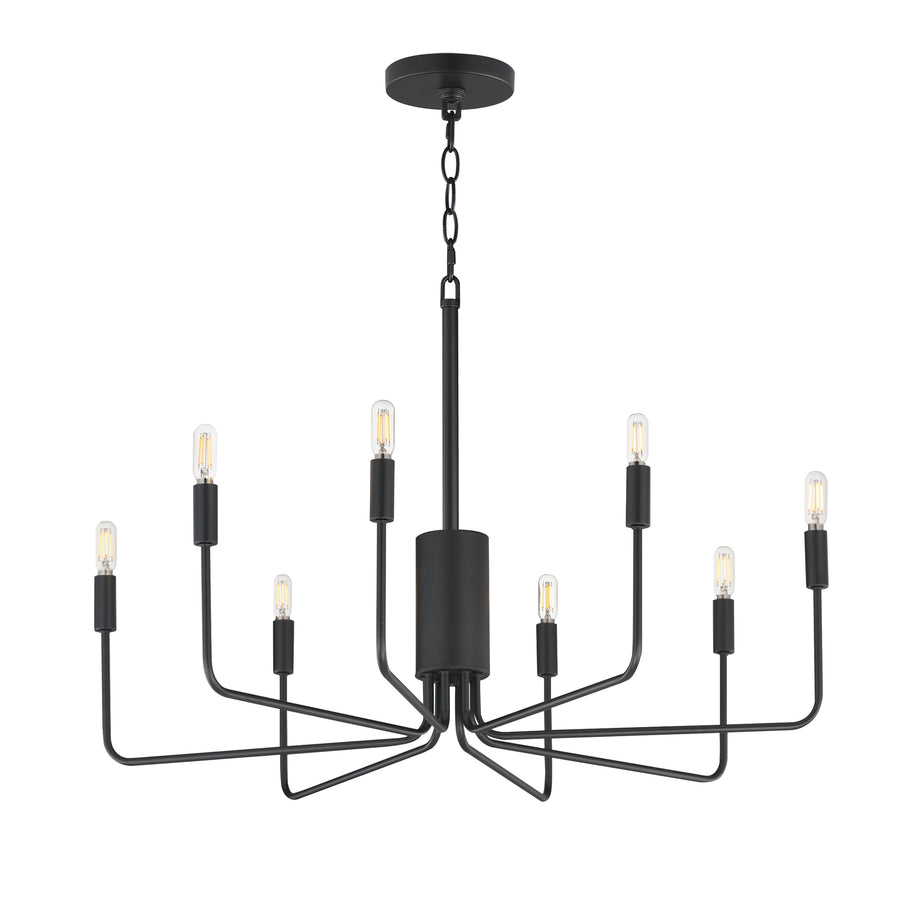 Maxim Lighting 24868 Abner 8-Light Chandelier – 32 Inch