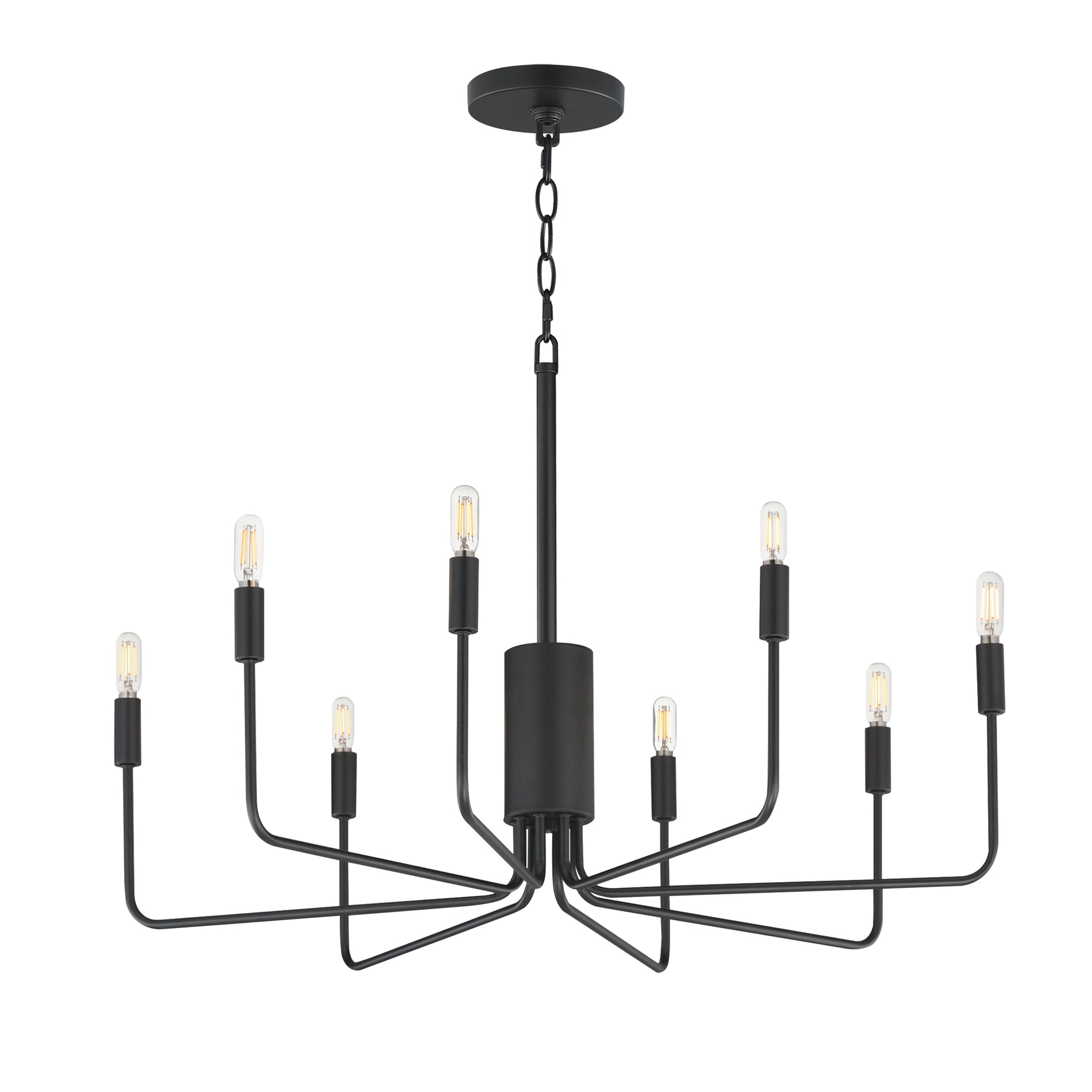 Maxim Lighting 24868 Abner 8-Light Chandelier – 32 Inch