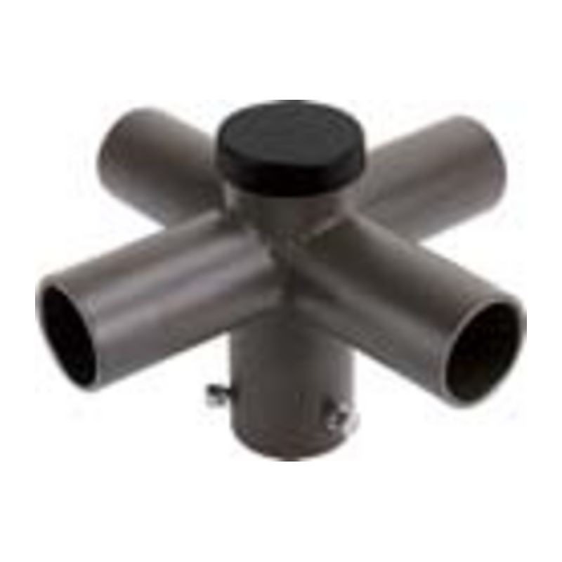 Quad-Spoke 90-degree Horizontal Tenon Adapter — R60-SP4-90-D