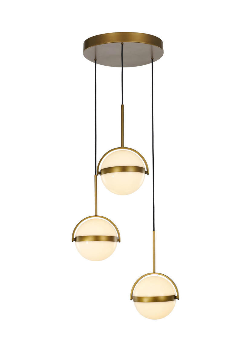 Alora Lighting GLOBO MP301003SG Pendant Contemporary - Satin Gold