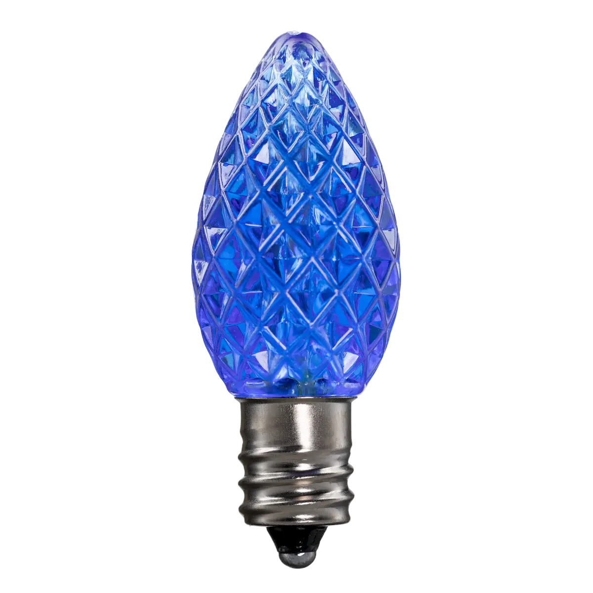 Dimmable C7 Faceted Bulb Blue Box of 25