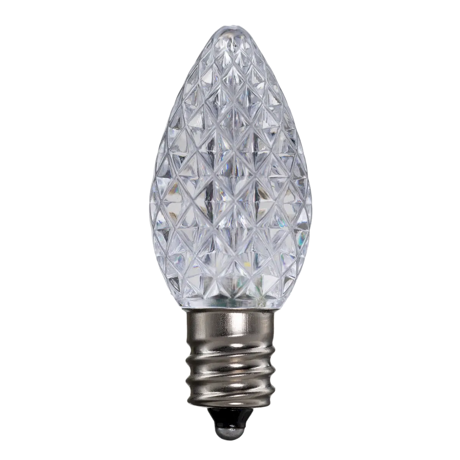 Dimmable C7 Faceted Bulb 6500K Box of 25