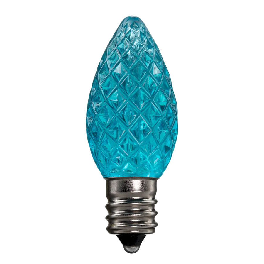 Dimmable C7 Clear Blub Teal Box of 25