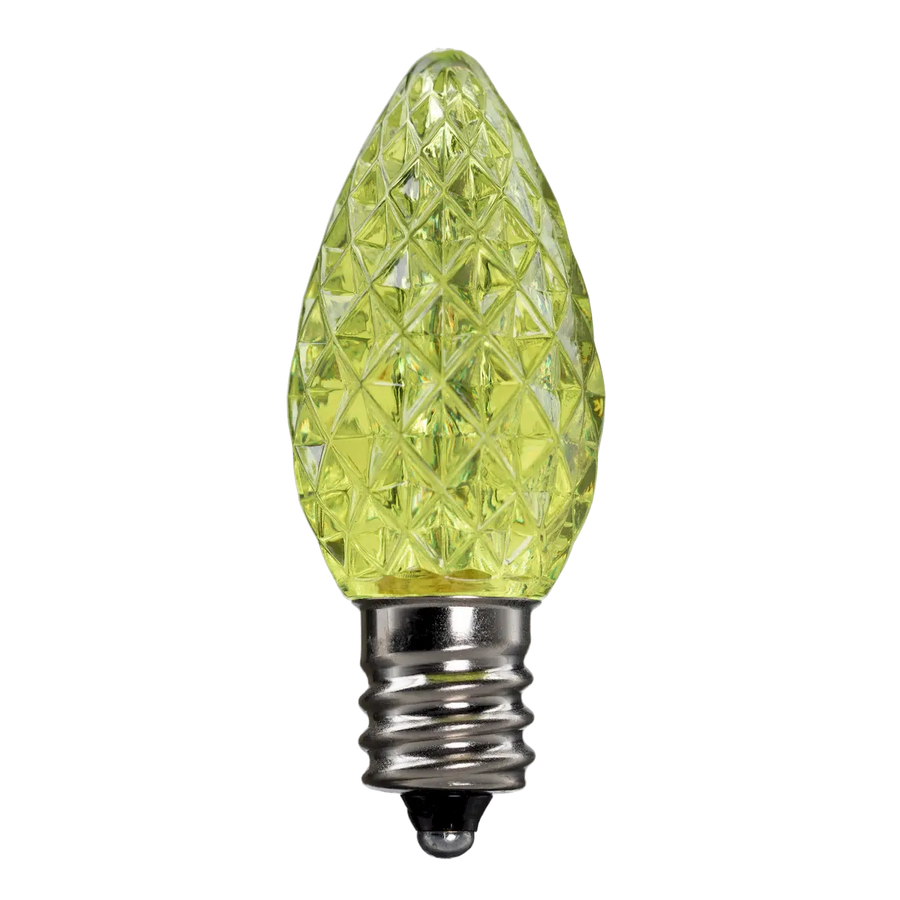 Dimmable C7 Faceted Bulb Yellow Box of 25