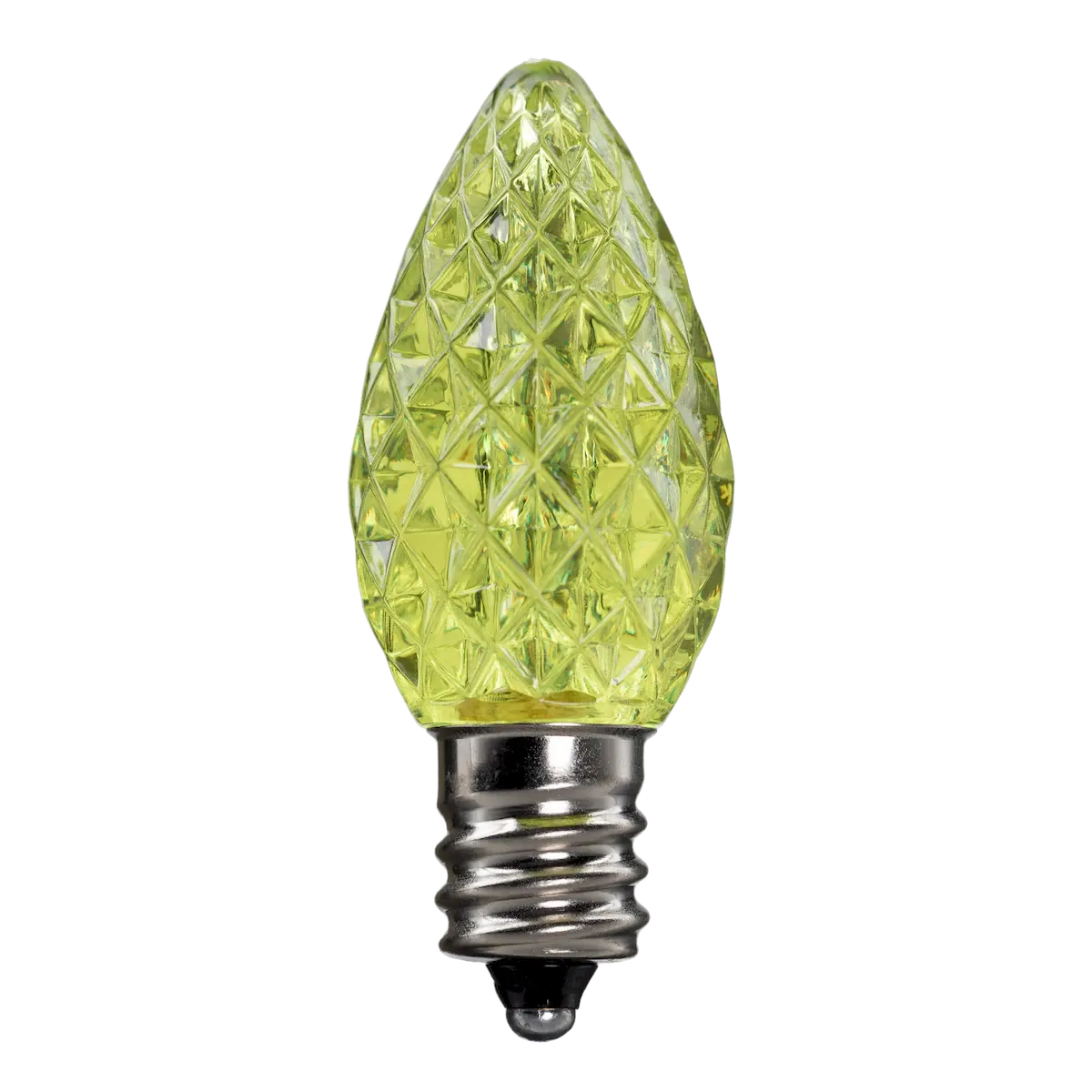 Dimmable C7 Faceted Bulb Yellow Box of 25