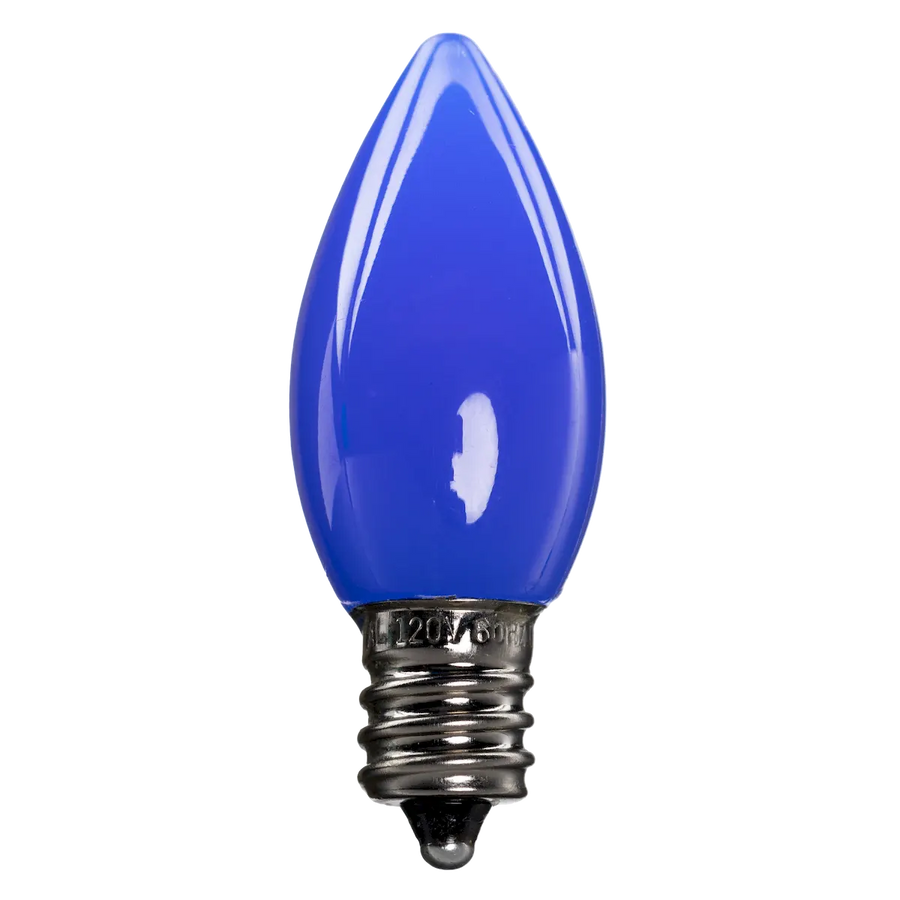 Dimmable C7 Opaque Bulb Blue Box of 25
