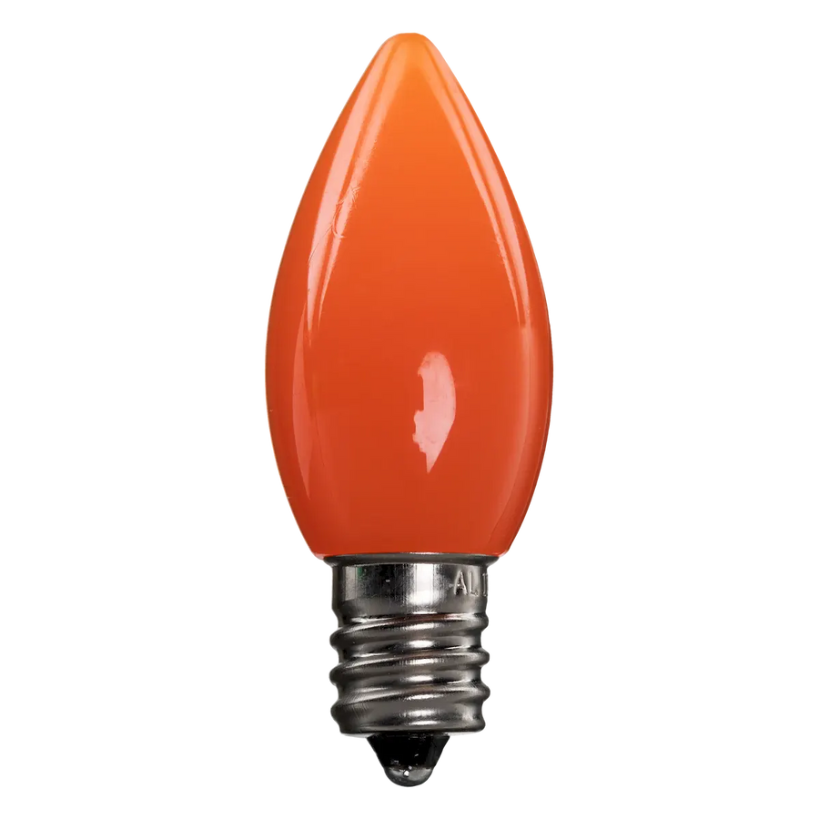 Dimmable C7 Opaque Bulb Orange Box of 25
