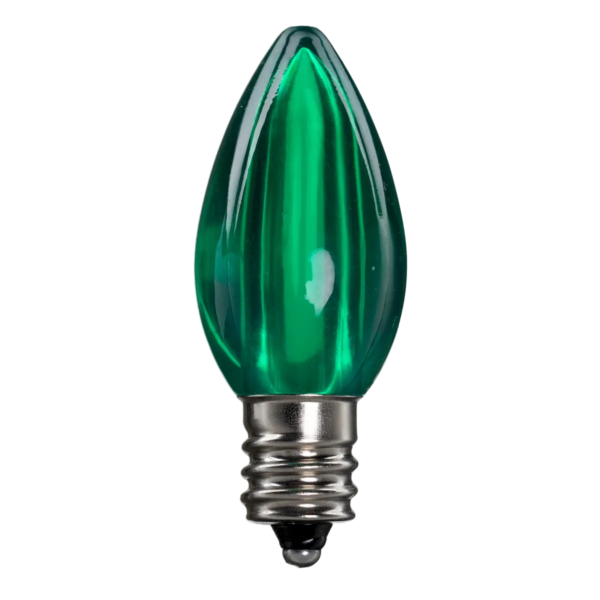 Dimmable C7 Clear Blub Green Box of 25