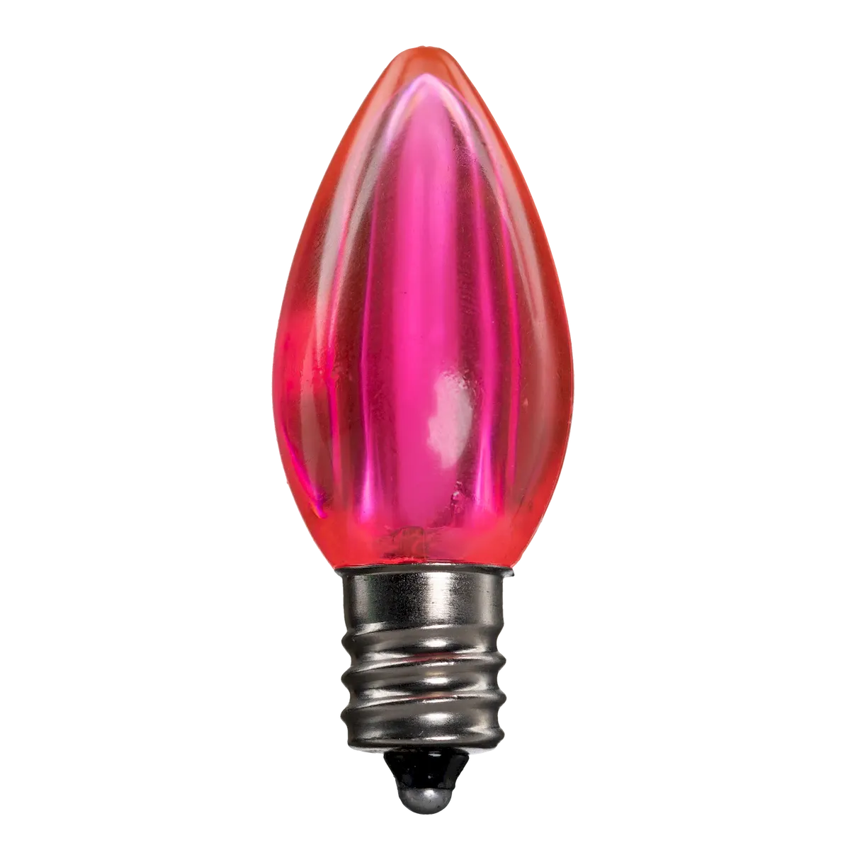Dimmable C7 Clear Blub Pink Box of 25