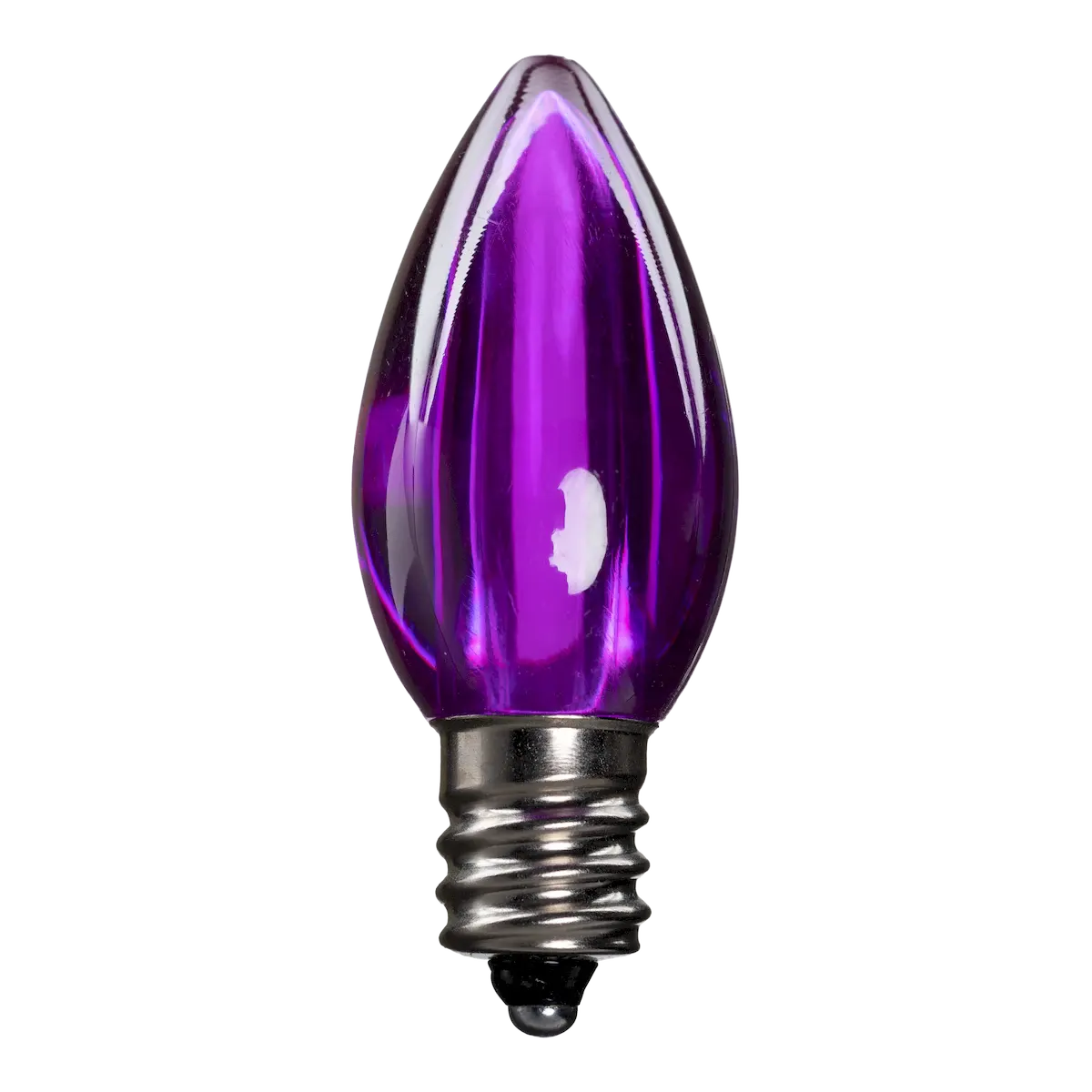 Dimmable C7 Clear Blub Purple Box of 25