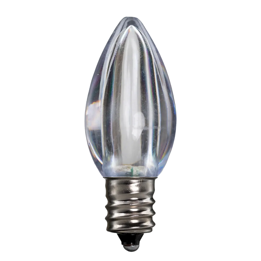 Dimmable C7 Clear Blub 6500K Box of 25
