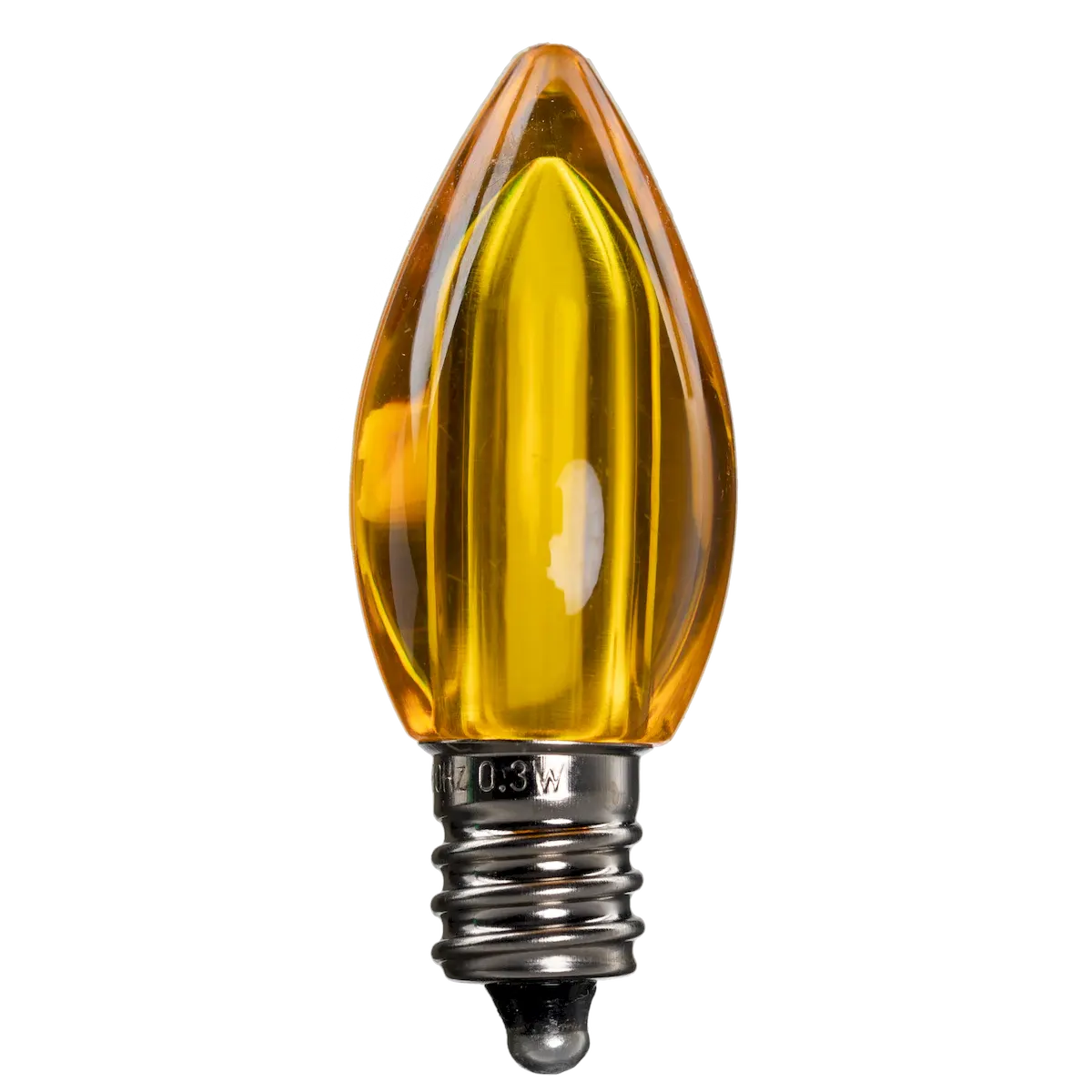 Dimmable C7 Clear Blub Yellow Box of 25