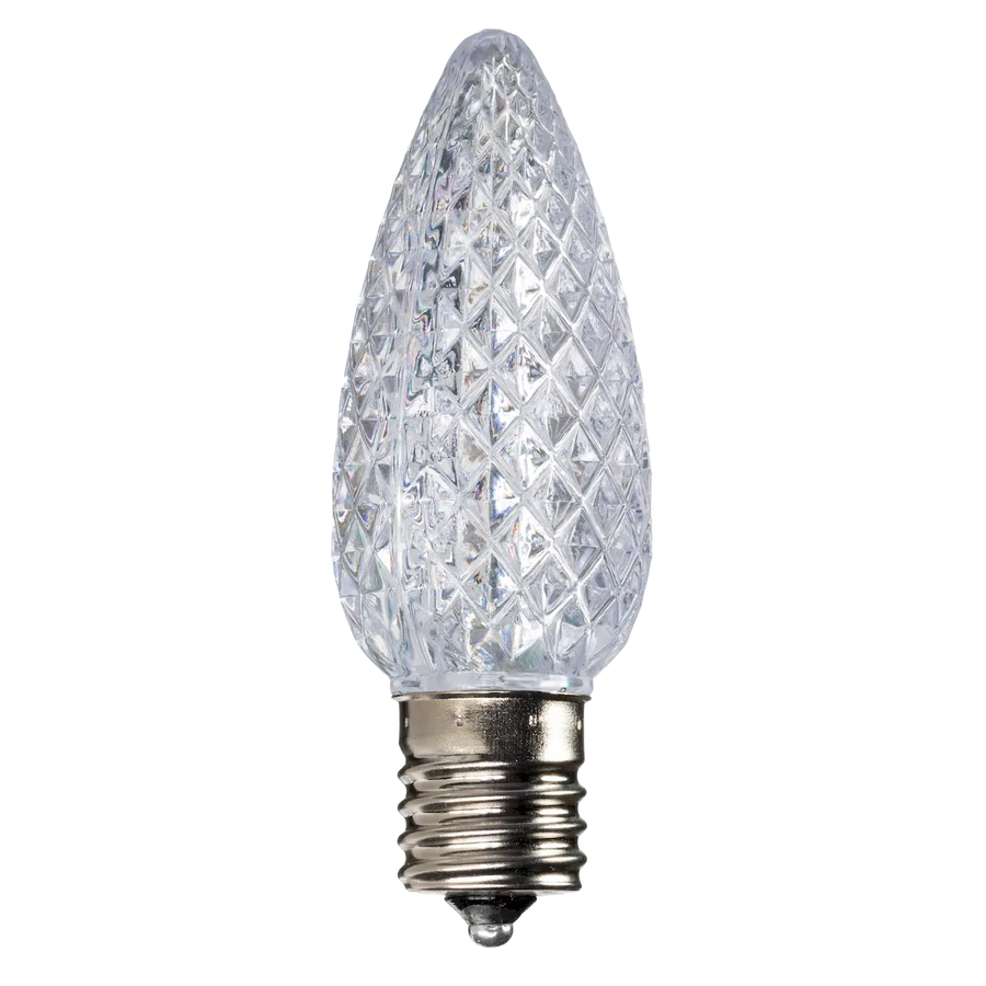 Dimmable C9 Faceted Bulb 6500K Twinkle Box of 25