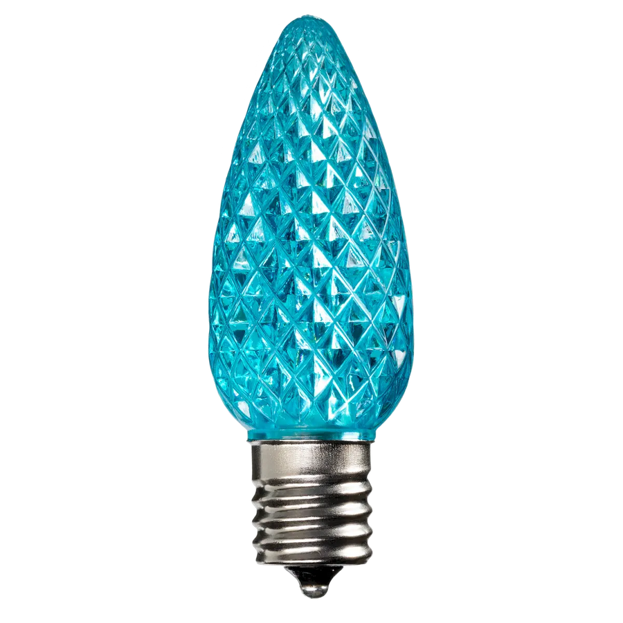Dimmable C9 Clear Blub Teal Box of 25