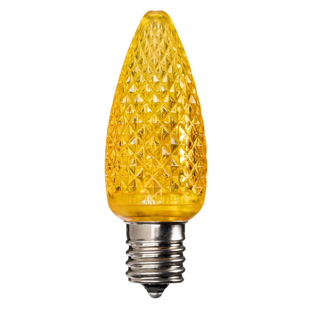 Dimmable C9 Faceted Bulb Yellow Box of 25
