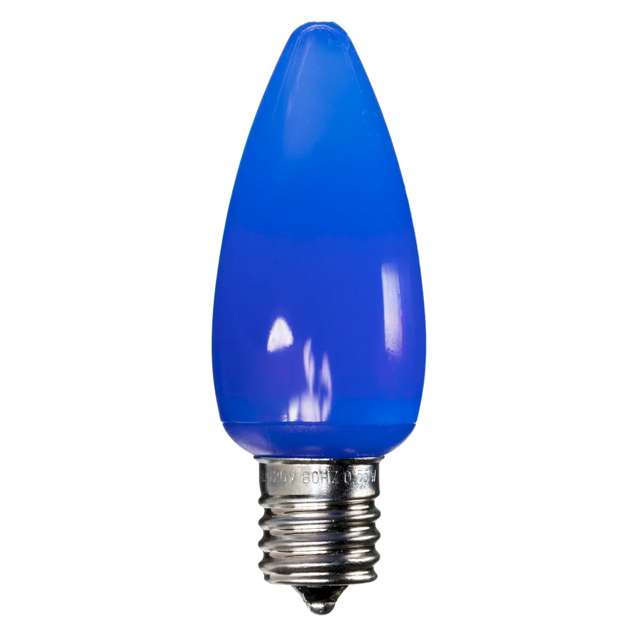 Dimmable C9 Opaque Blub Blue Box of 25
