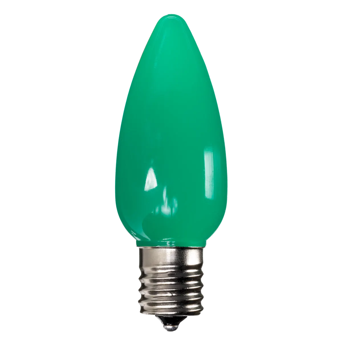 Dimmable C9 Opaque Blub Green Box of 25