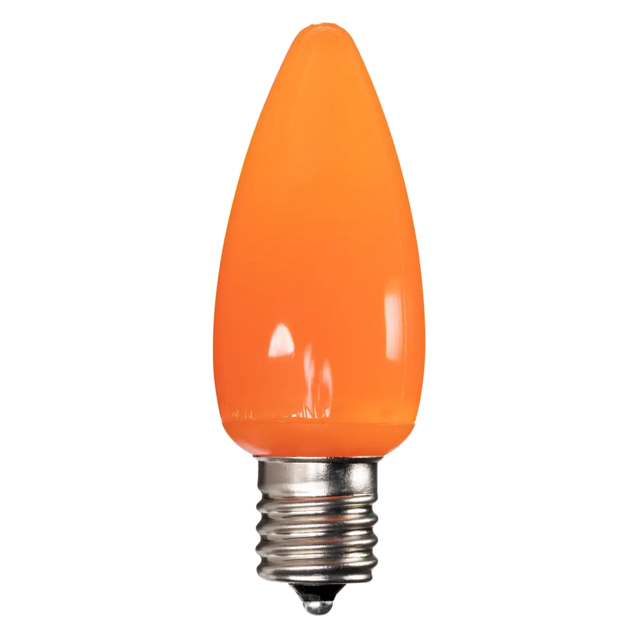 Dimmable C9 Opaque Blub Orange Box of 25
