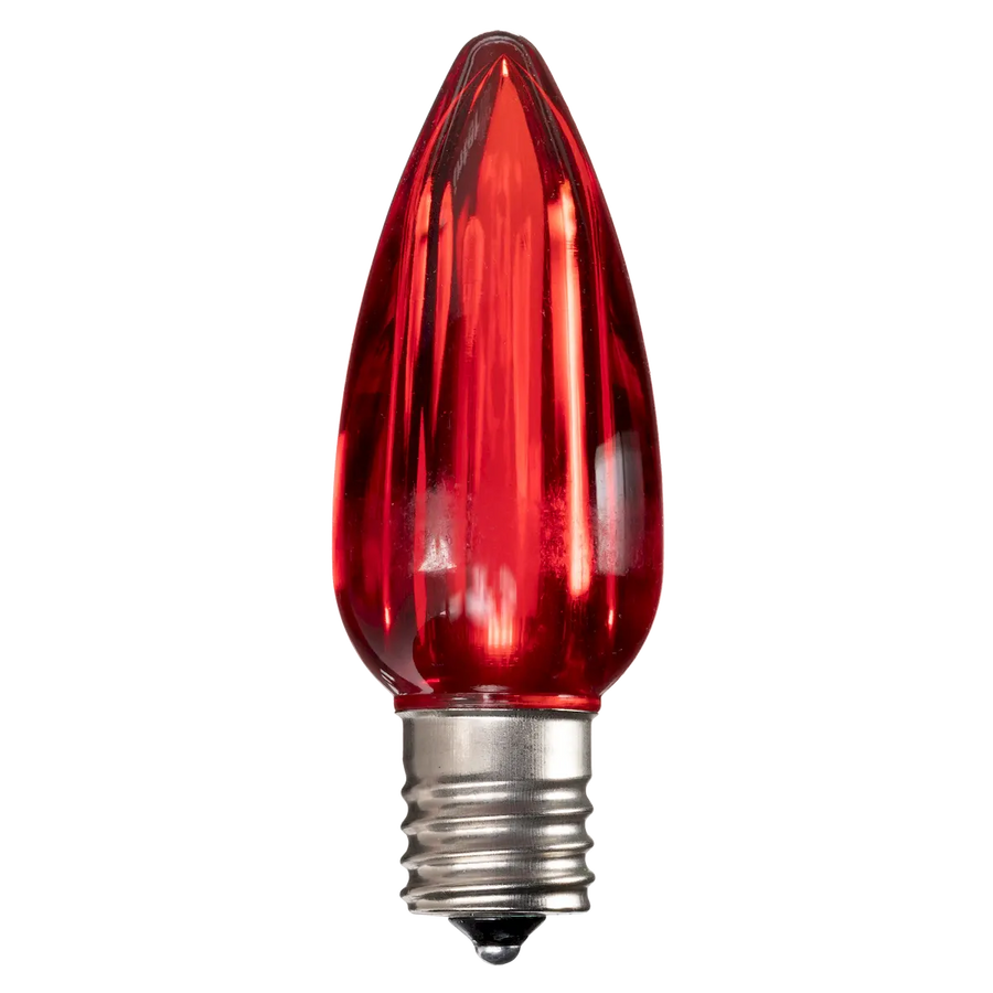 Dimmable C9 Clear Blub Red Box of 25